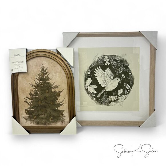 Threshold Studio McGee 16x16 Dove Framed Wall Art Print - Target Christmas 2024 - Picture 4 of 5